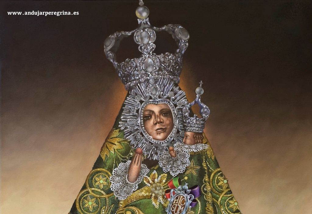 Pintura Virgen de la Cabeza de Manuel Parados