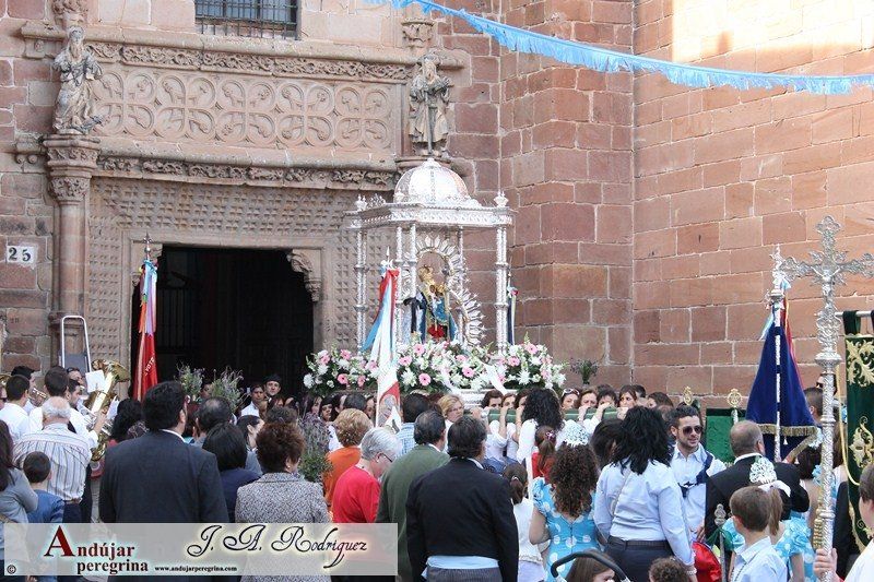 Virgen de la Cabeza de Montoro en procesion