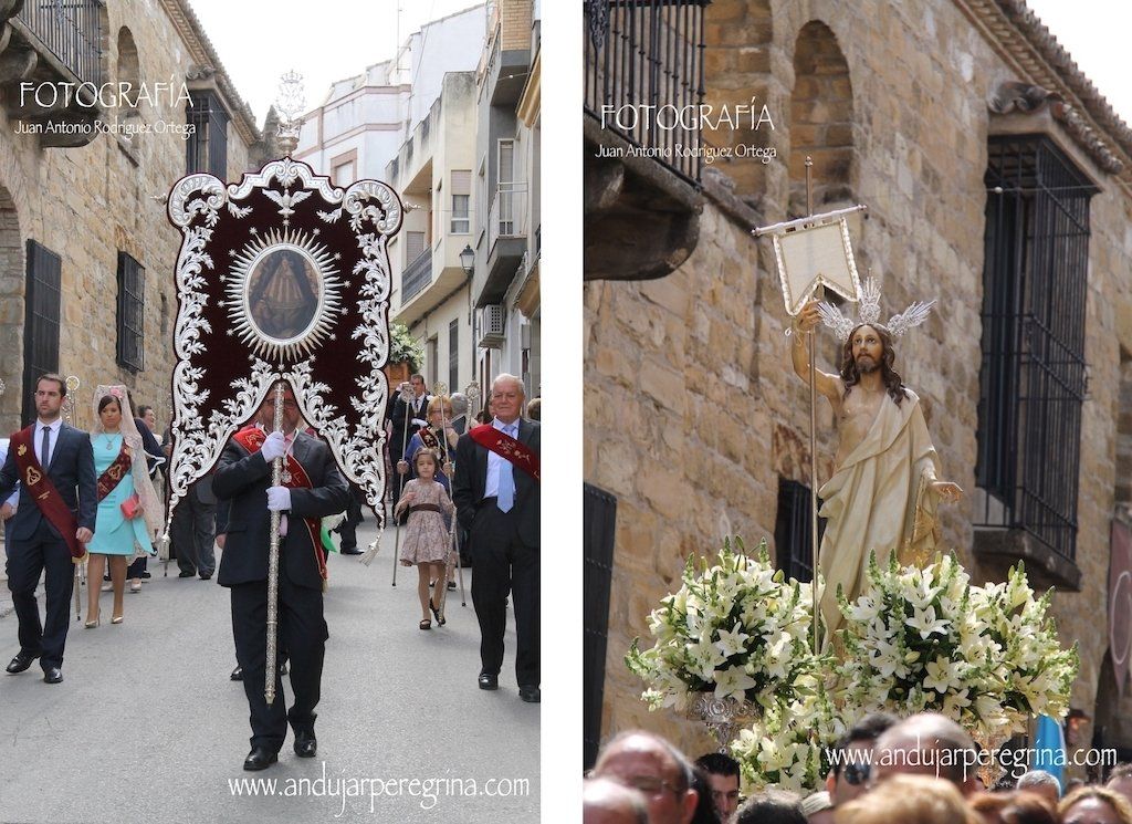 cristo resucitado procesion mengibar