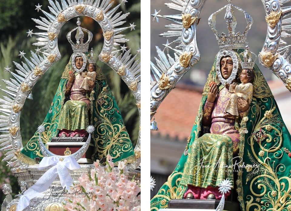 Imagen de la Virgen de la Cabeza de Málaga imagen virgen de la cabeza malaga la palmilla