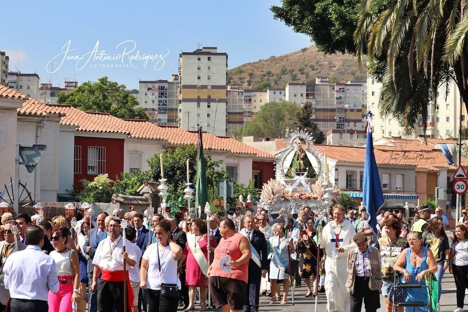 La Morenita en Málaga Procesion malaga Cofradia filial
