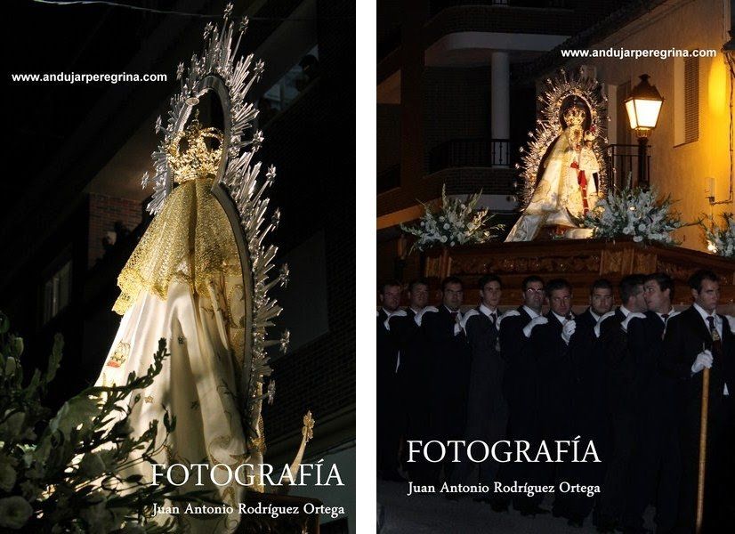 exorno floral trono virgen de la cabeza mengibar