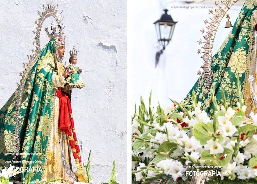 La Morenita procesión de Bujalance Virgen la Morenita de Bujalance