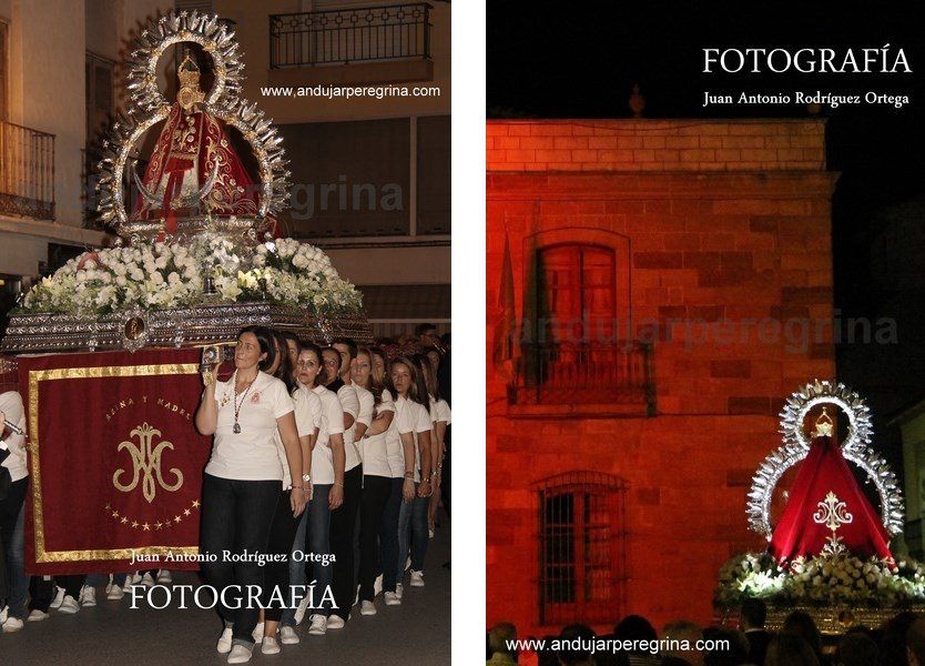 Procesión Virgen de la Cabeza La Carolina procesion la Carolina virgen de la cabeza