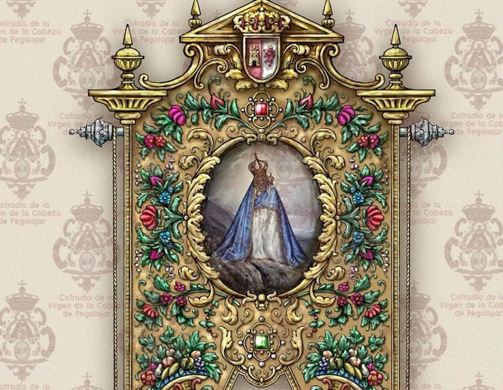 proyecto estandarte cofradia pegalajar virgen de la cabeza