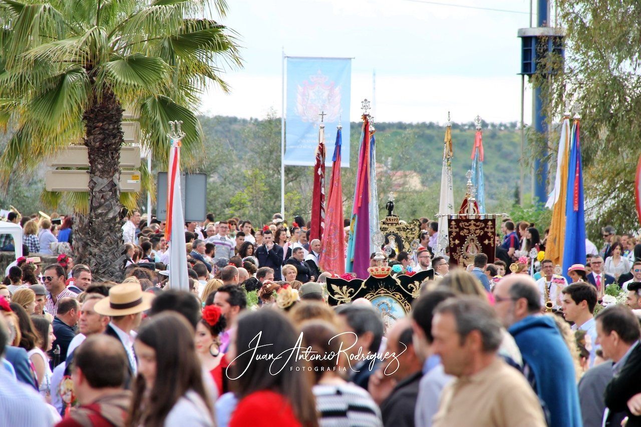 Puente Romano en Romería en Andújar puente romano romeria andujar