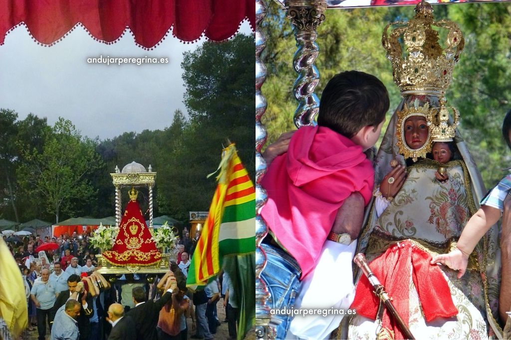Cofradía de Calalunya con la Virgen de la Cabeza