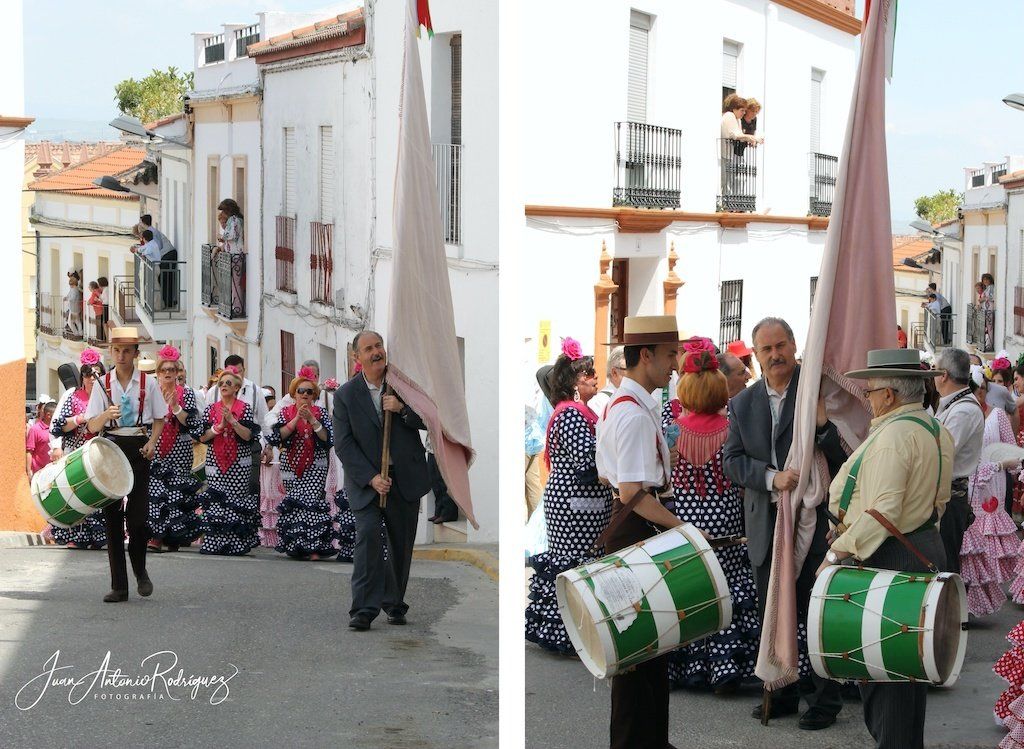 Tamborileros en la procesión tamborileros procesion el carpio
