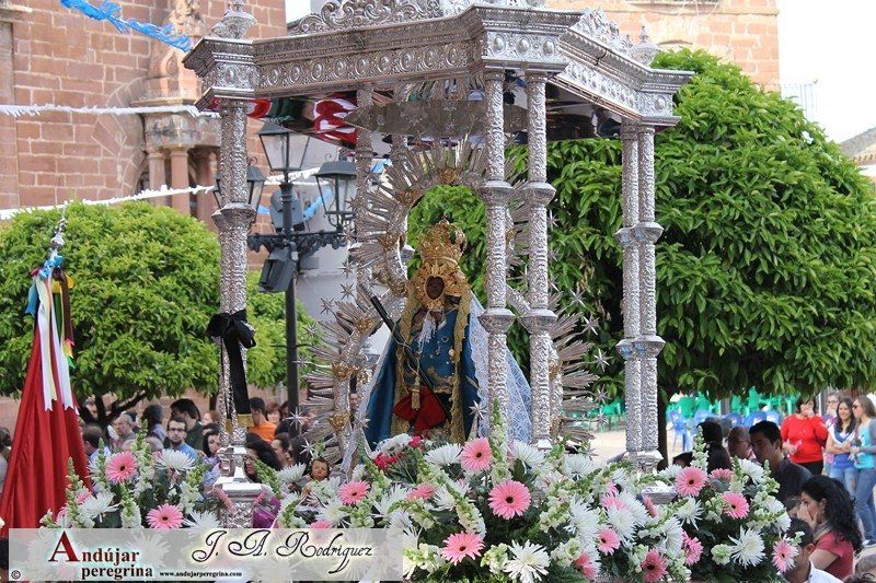 Procesion en Montoro de la Virgen de la Cabeza