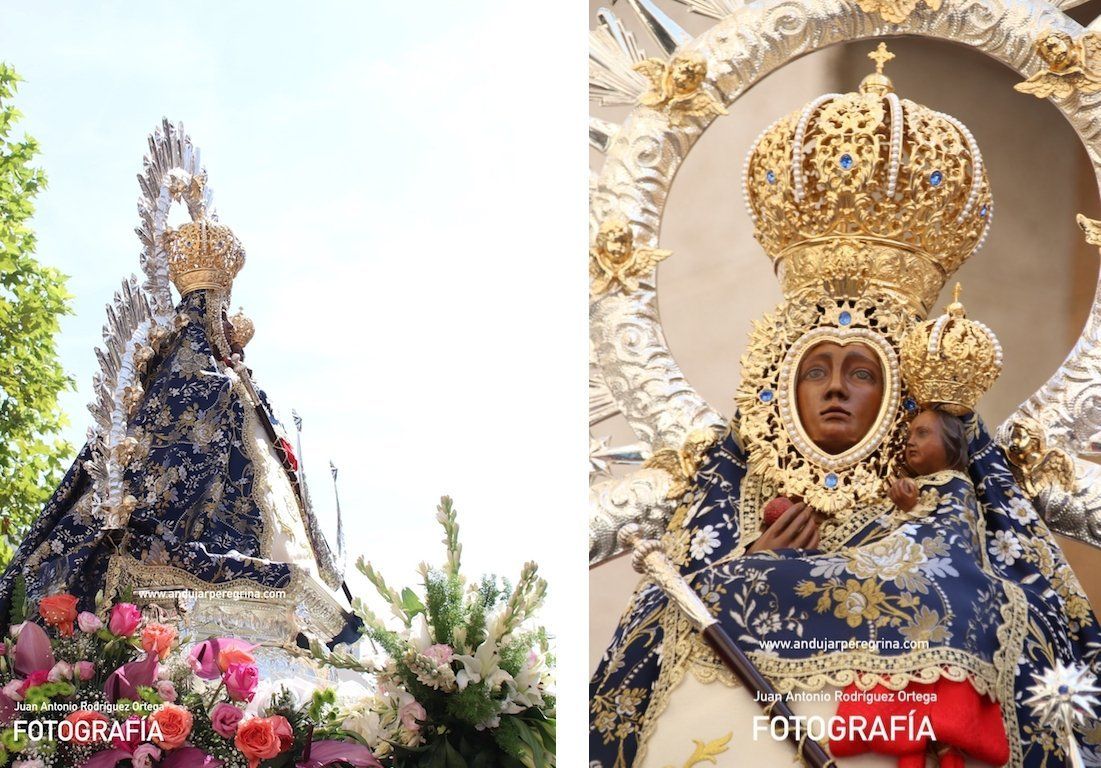Procesión de Torredelcampo Virgen de la cabeza procesion torredelcampo