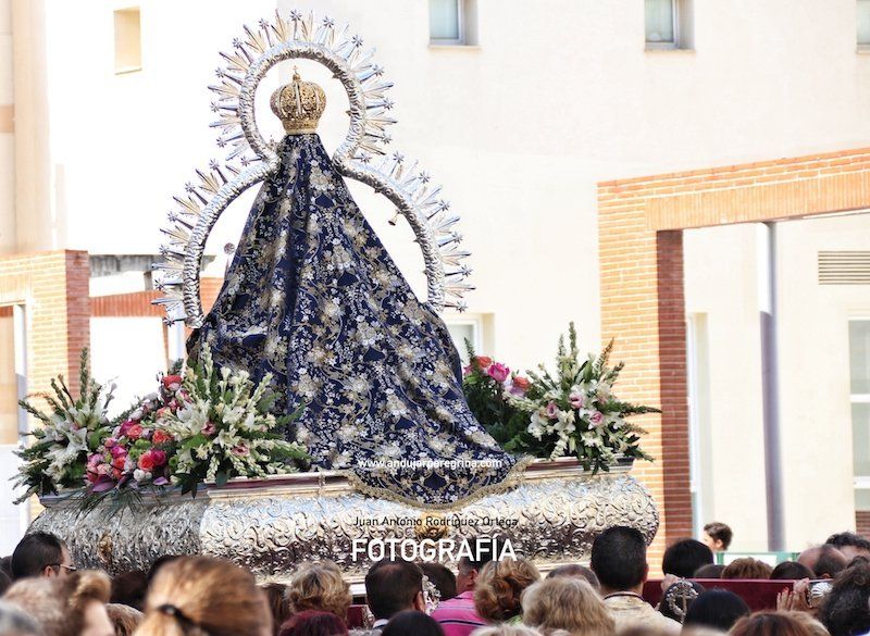 manto de procesion virgen de la cabeza Torredelcampo