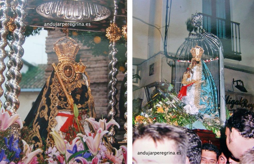 Jaula de traslado Andújar Virgen de la Cabeza traslado visita andujar virgen cabeza