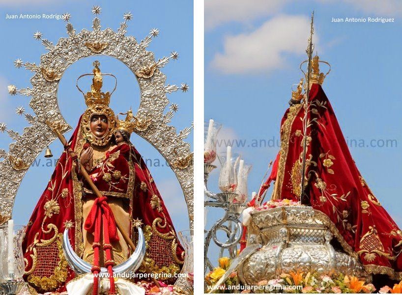 Imagen de la Morenita en Villanueva imagen de la Morenita de Villanueva de la Reina