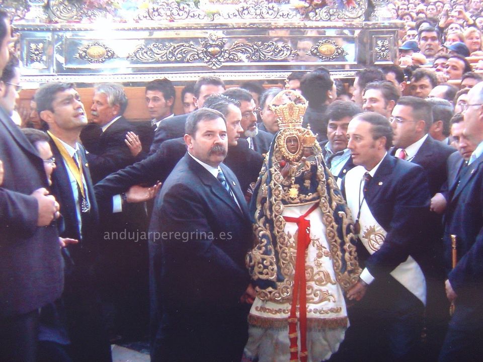Entrada Virgen de la Cabeza a Catedral Jaén visita virgen cabeza catedral Jaén