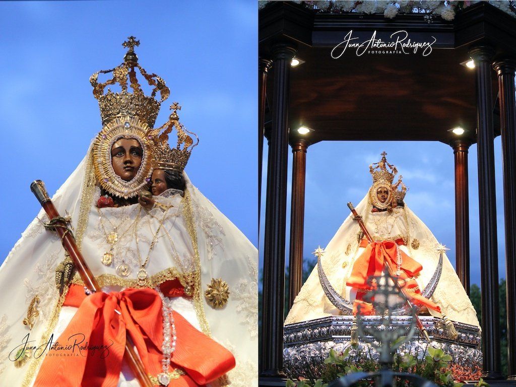 manto de procesion virgen de la cabeza de fuerte del rey