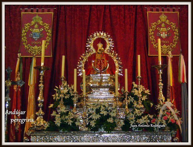 La Virgen de la Cabeza en la iglesia de Santa María de Andújar Virgen de la Cabeza iglesia Santa Maria Andujar
