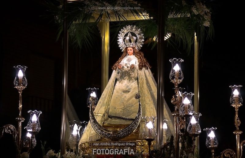 Virgen de la Cabeza de Torrenueva en procesión