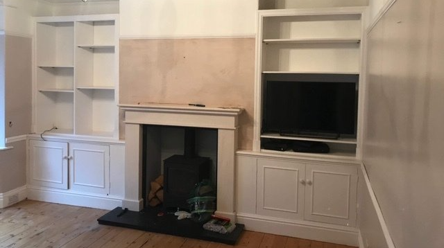 Living room before