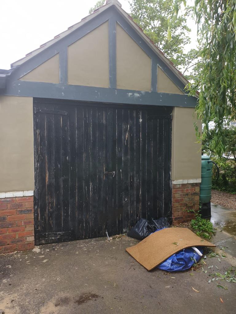 Garage before