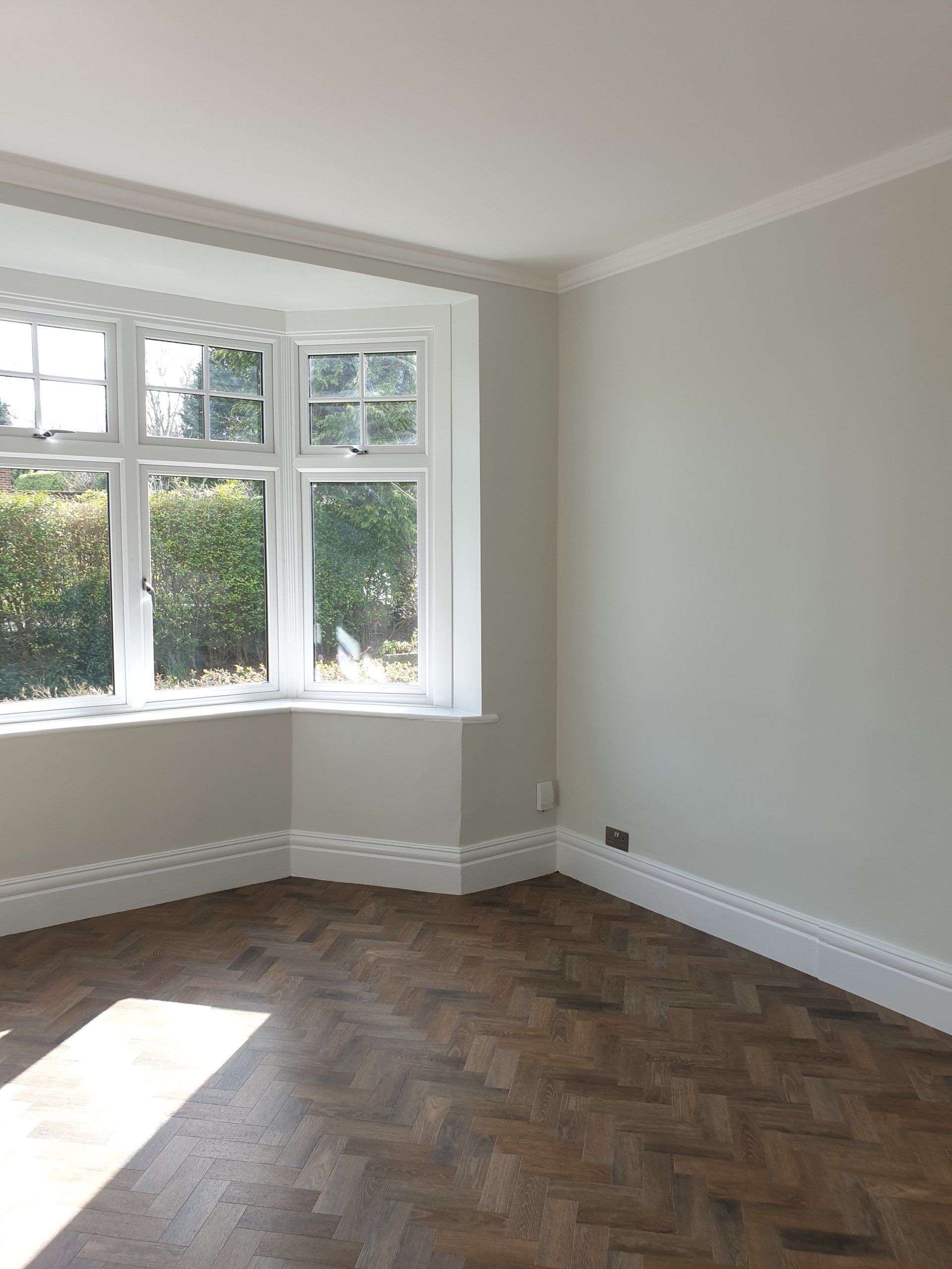 painted sitting room