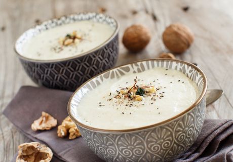 Sometimes, soup and nuts are served at the same time.
