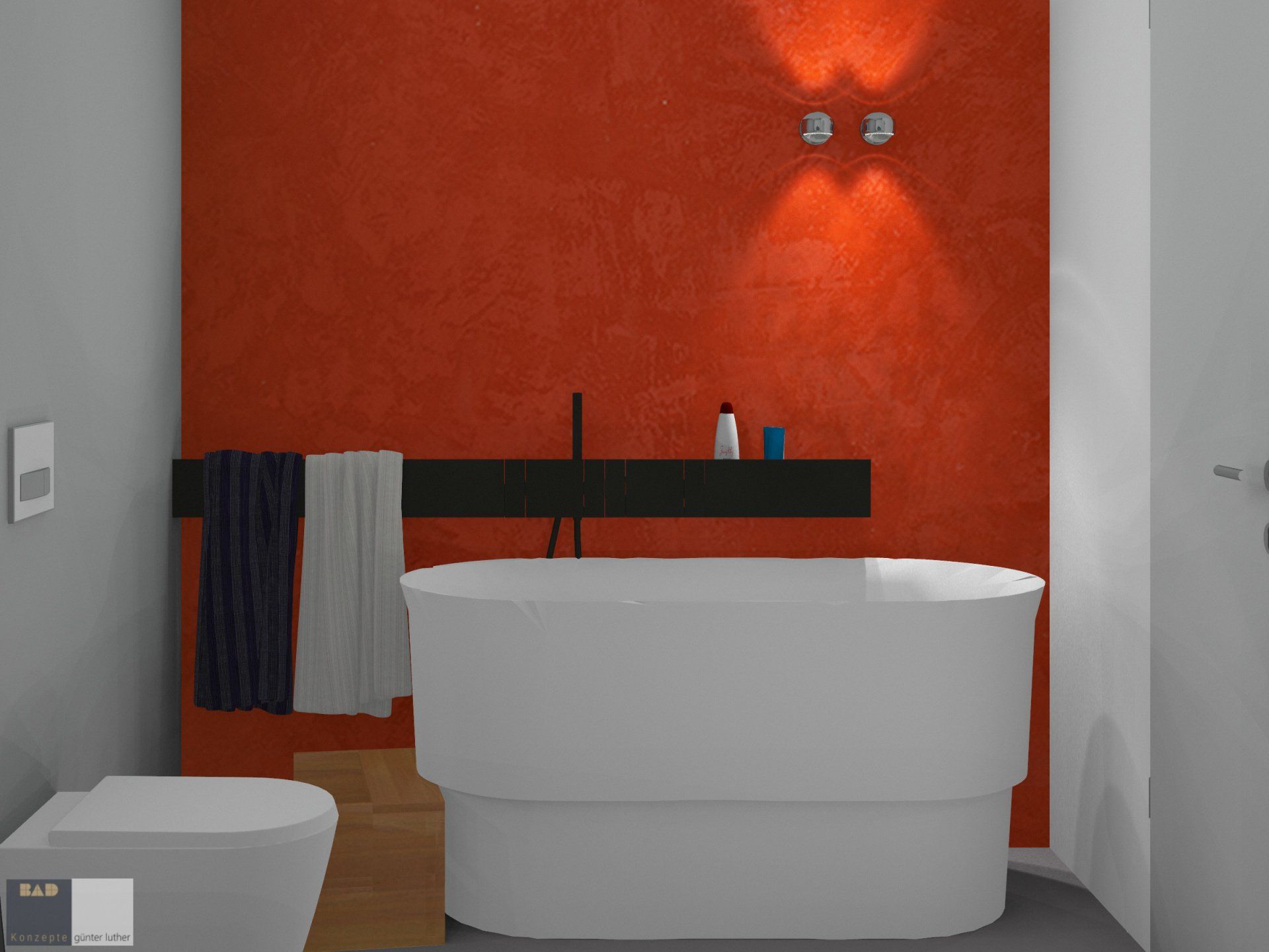 Sitzen, das neue Liegen 3D Visualisierung