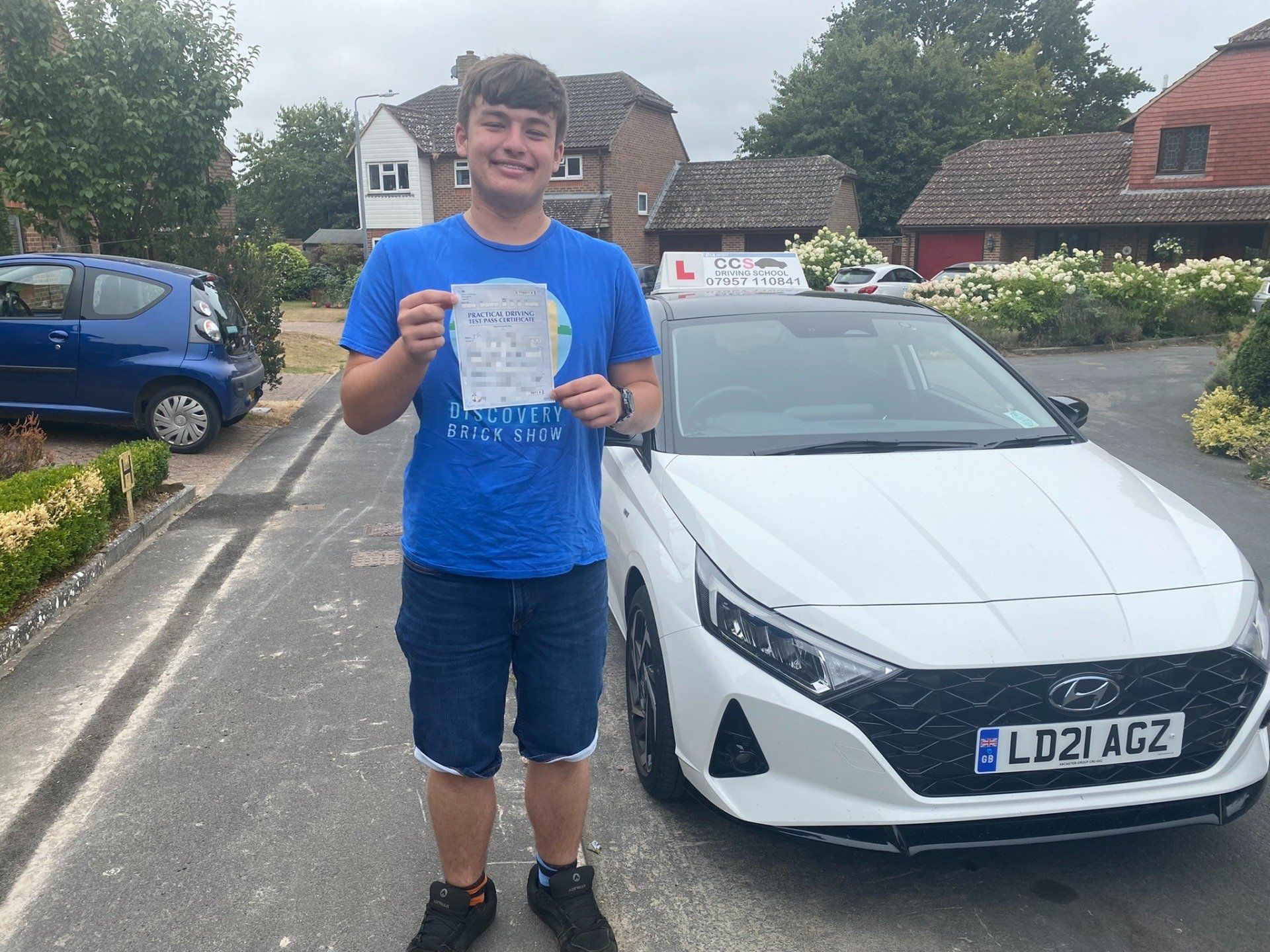 Levi passes driving test first time