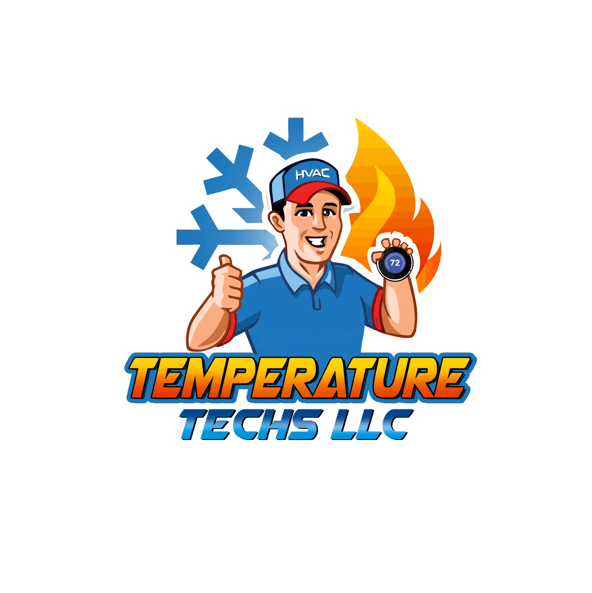 Temperature Techs LLC logo — heating and cooling services in Ann Arbor