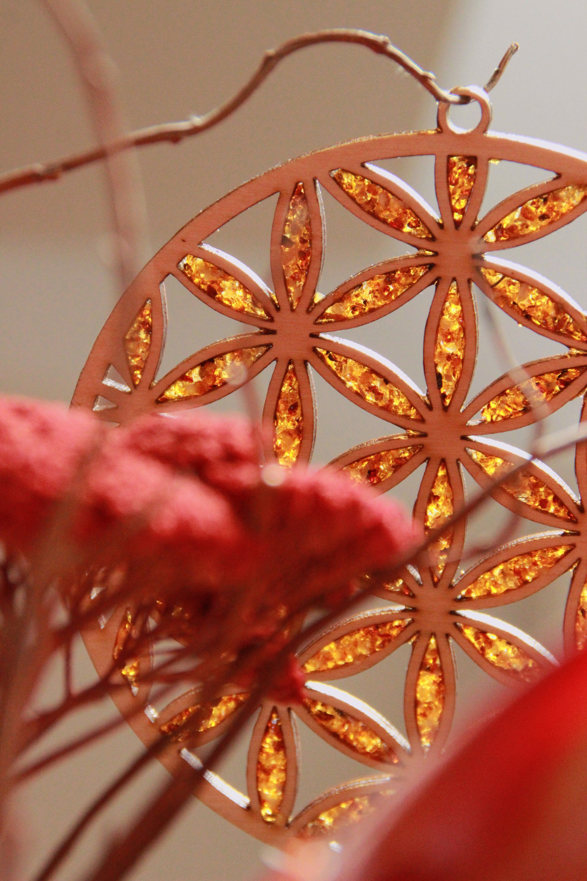 Sonnenscheibe Blume des Lebens