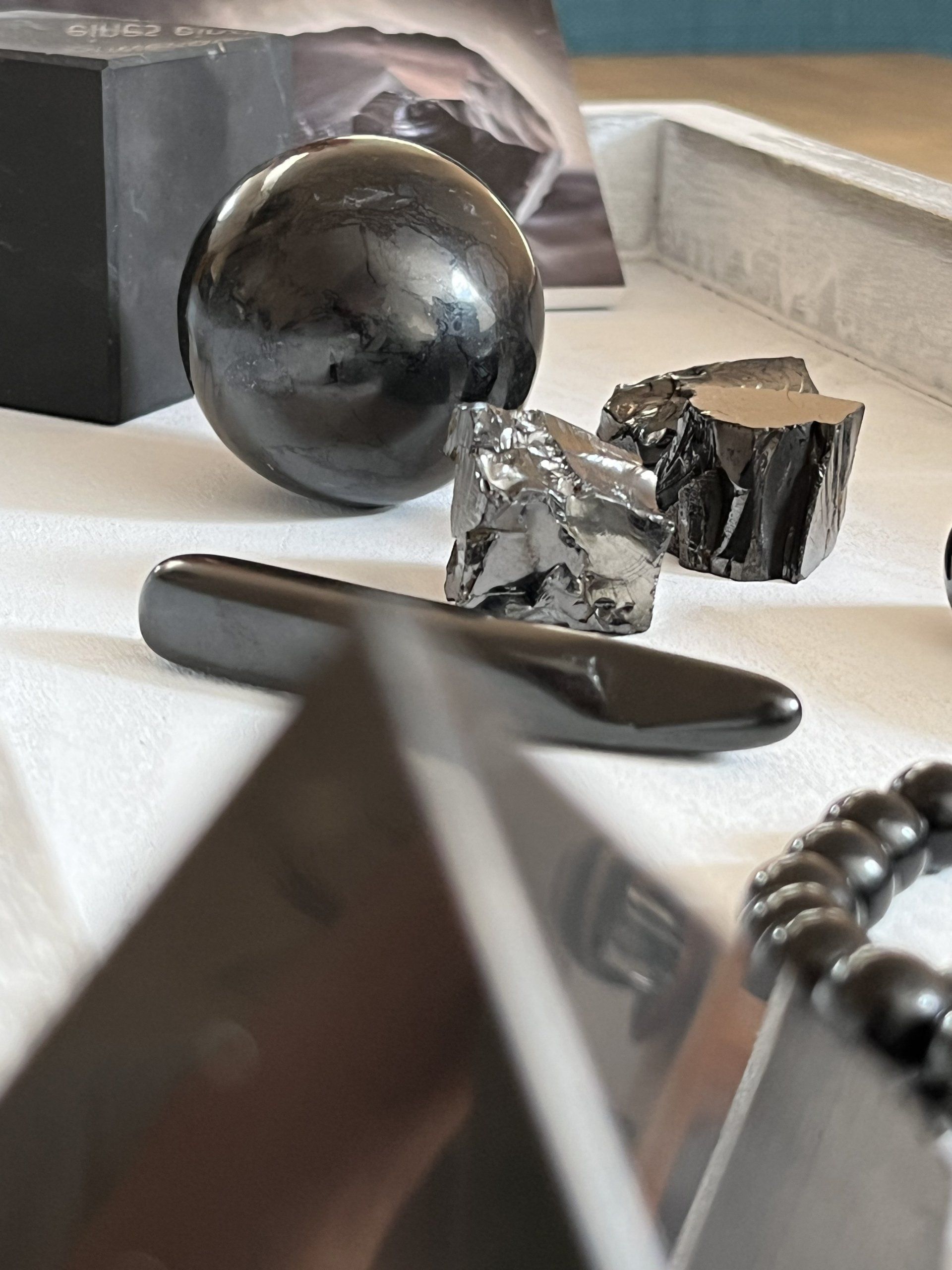 Rosenquarz, Jaspis, Achat