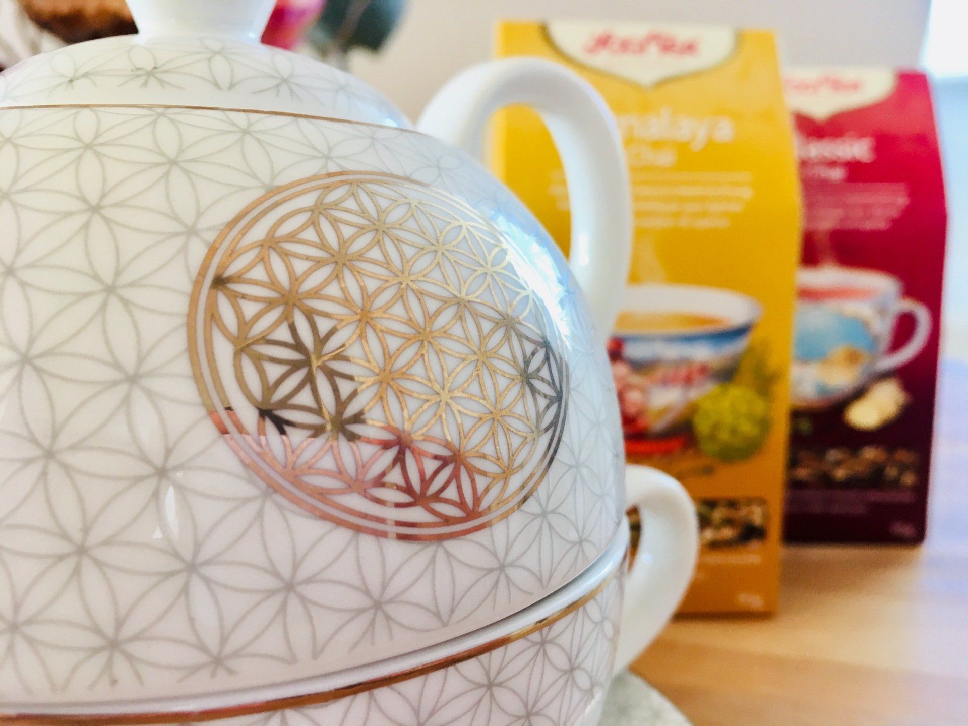 Teekanne, Teetasse, Kräutertees, Gewürztees