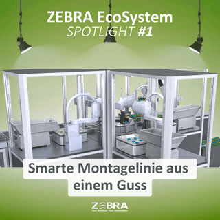 Smarte Montagelinie aus einem Guss