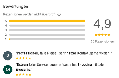 Beste Bewertungen für www.bildsilber-fotografie.de