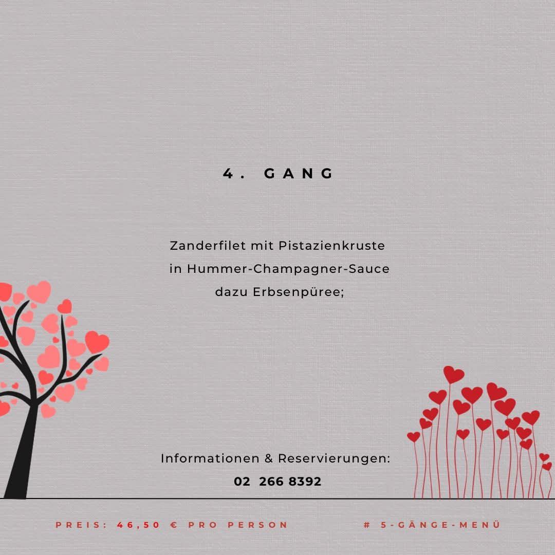 Menü zum Valentinstag 14.2.26