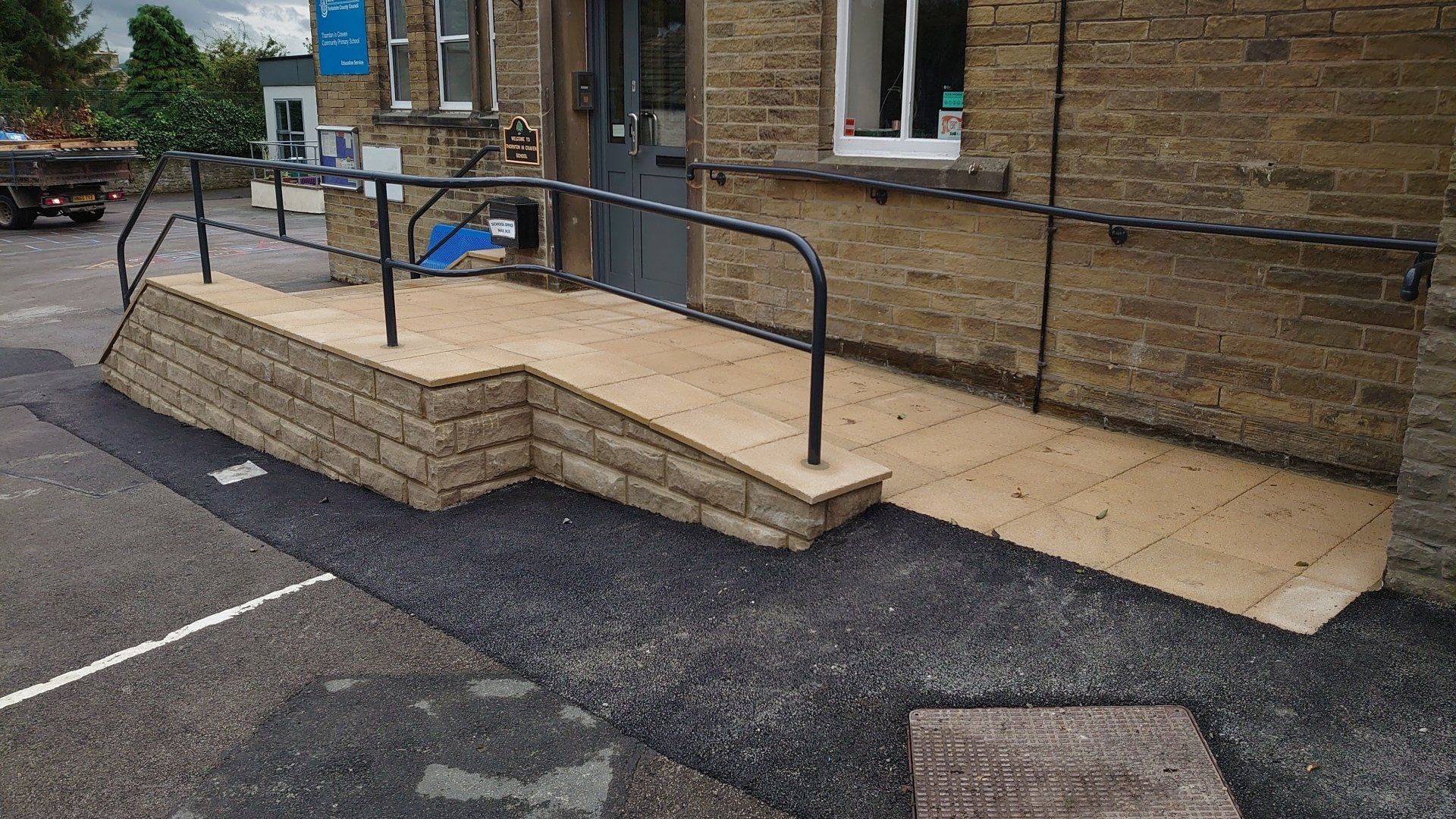 Disabled Access at a School Before