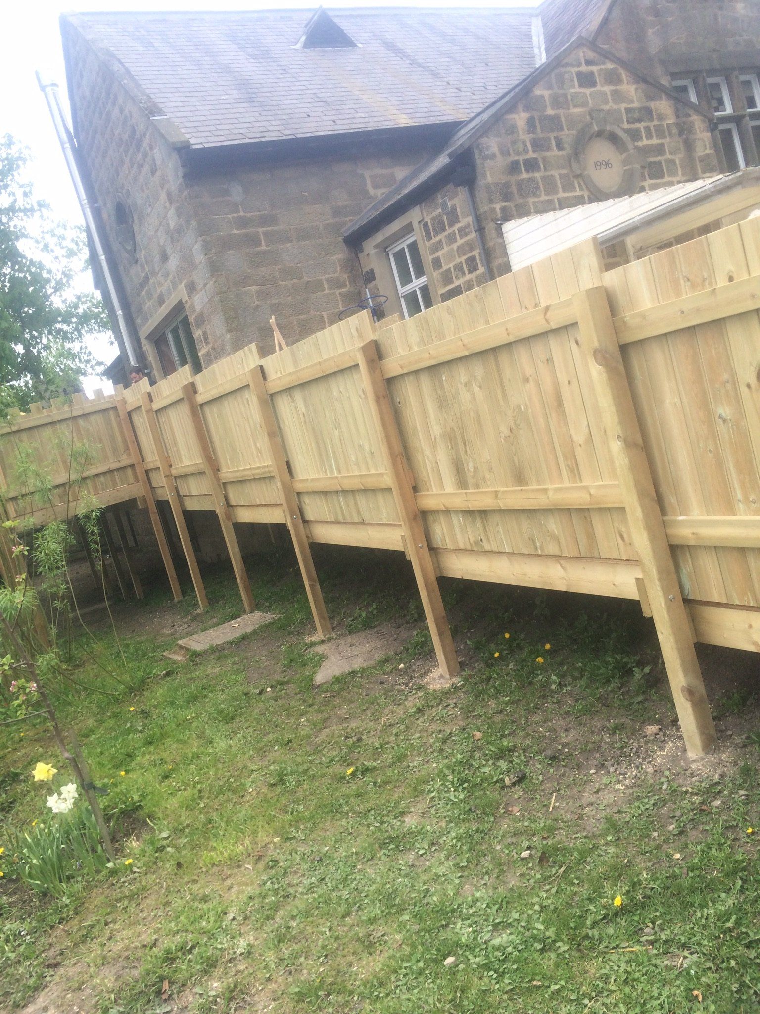 Outdoor Decked Play Area with Access Ramp for NYCC