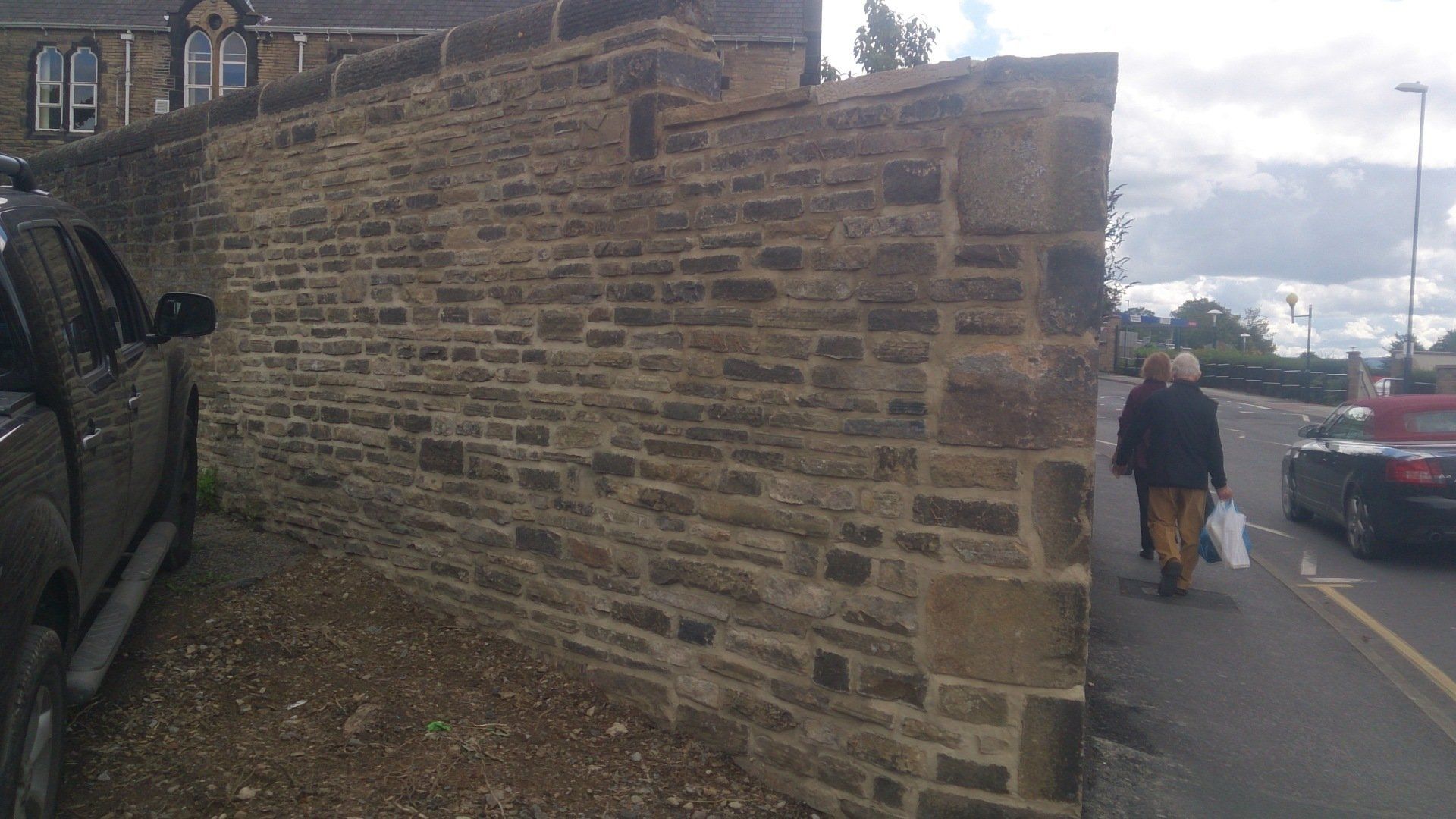 Reclaimed Stone Wall