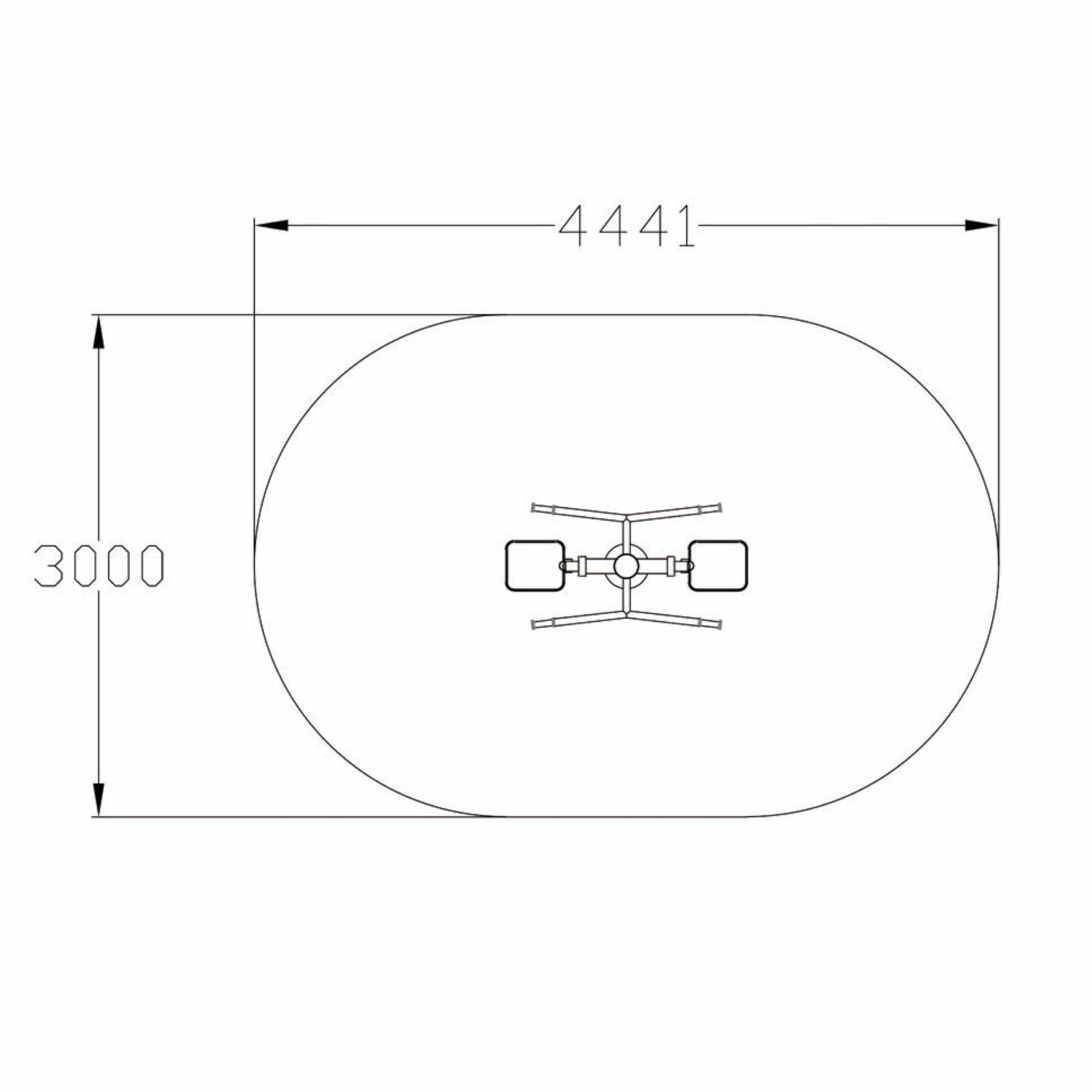 OPTACT-004 OPTIFIT ACTIVE OUTDOOR DOUBLE AIR SURFER SAFE AREA