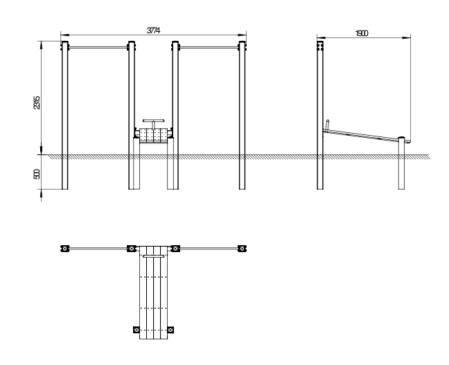 OPTAGI-010 OPTIFIT AGILE CLASSIC PULL UP STATION DIMENSIONS OPTAGI-010 OPTIFIT AGILE CLASSIC PULL UP STATION DIMENSIONS