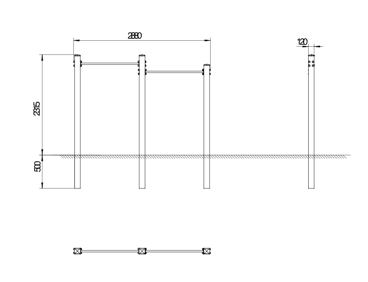 OPTAGI-014 OPTIFIT AGILE DUAL PULL UP STATION DIMENSIONS OPTAGI-014 OPTIFIT AGILE DUAL PULL UP STATION DIMENSIONS