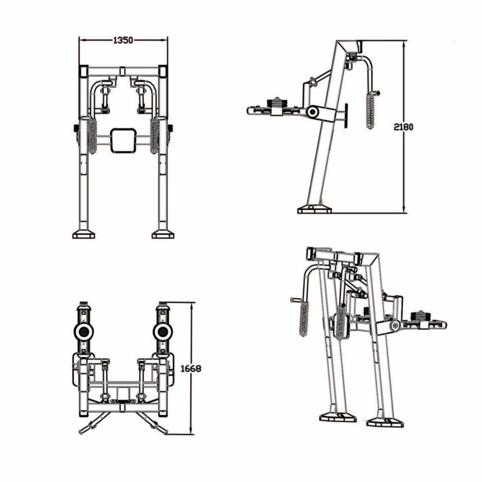 OPTIGN-002 OPTIFIT IGNITE OUTDOOR VARIABLE LOAD STANDING FLY DIMENSIONS