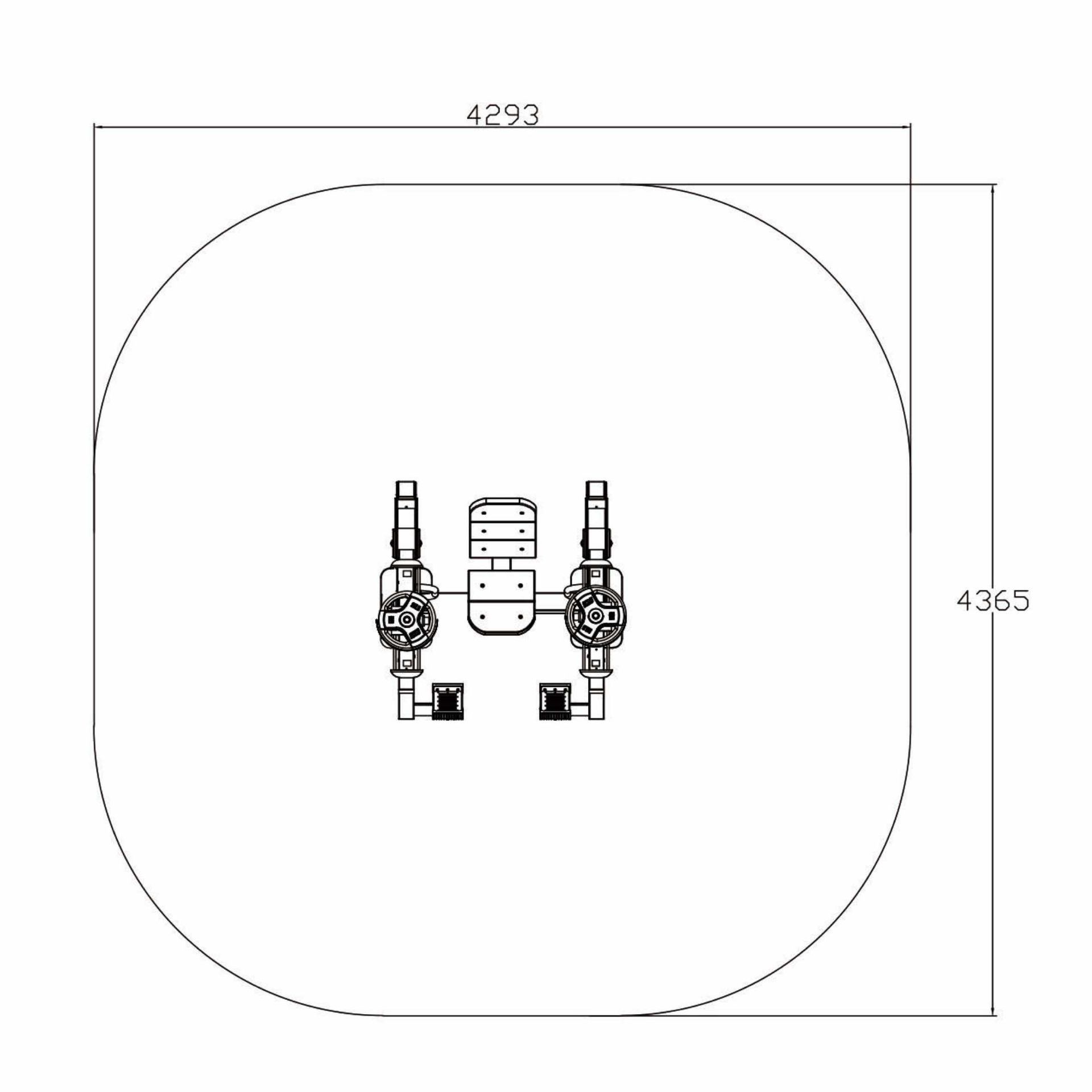 OPTIGN-003 OPTIFIT IGNITE OUTDOOR VARIABLE LOAD LEG PRESS SAFE AREA