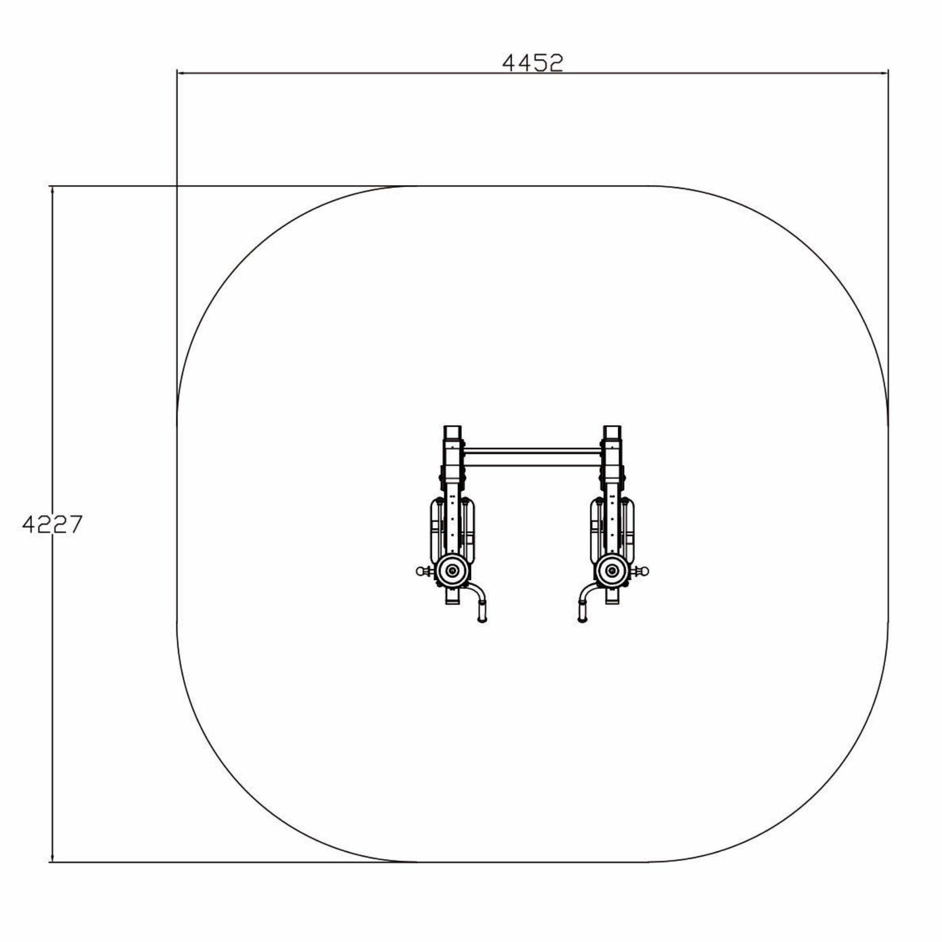 OPTIGN-008 OPTIFIT IGNITE OUTDOOR VARIABLE LOAD STANDING ROW SAFE AREA