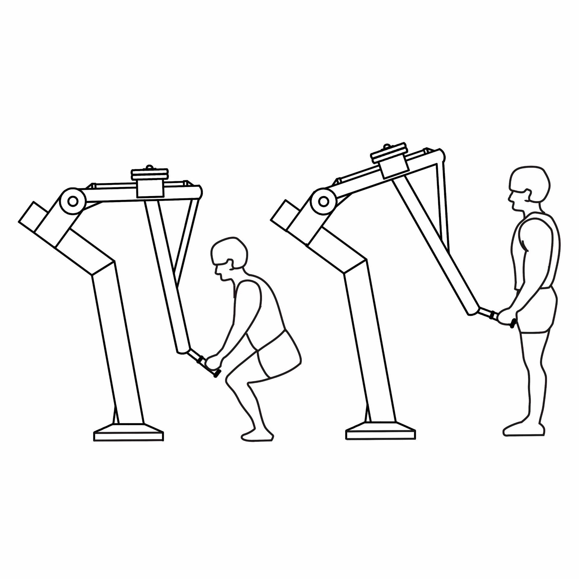 OPTIGN-008 OPTIFIT IGNITE OUTDOOR VARIABLE LOAD STANDING ROW MOVEMENT