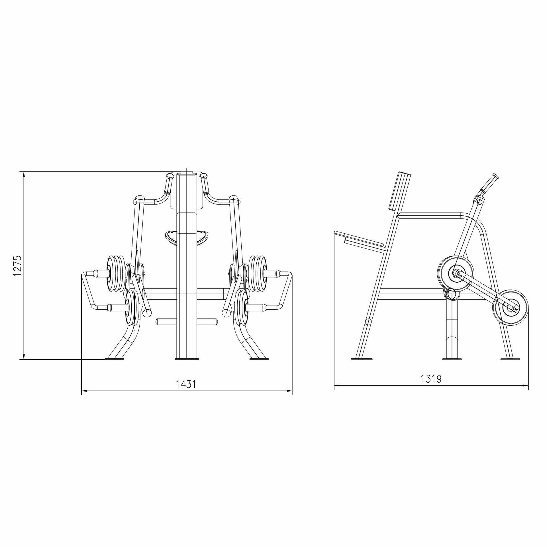 OPTPRI-011 OPTIFIT PRIME OUTDOOR VARIABLE LOAD ROW DIMENSIONS