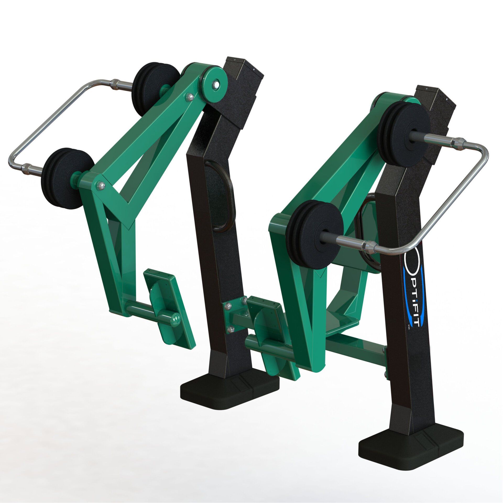 OPTSTR-003 OPTIFIT STRIVE OUTDOOR PLATE LOADED LEG PRESS