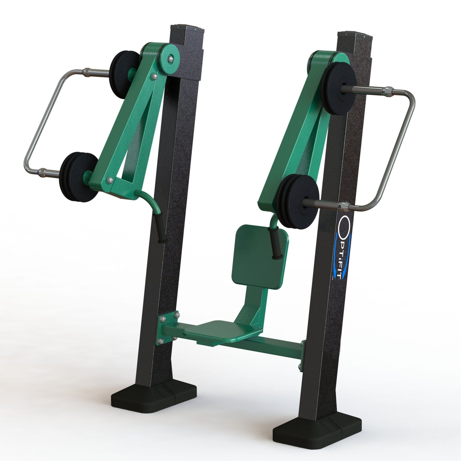 OPTSTR-006 OPTIFIT STRIVE OUTDOOR PLATE LOADED CHEST PRESS OPTSTR-006 OPTIFIT STRIVE OUTDOOR PLATE LOADED CHEST PRESS