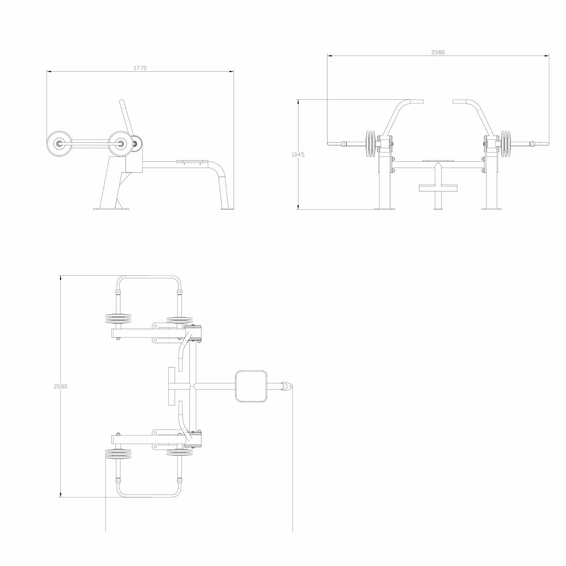 OPTSTR-010 OPTIFIT STRIVE OUTDOOR PLATE LOADED SEATED ROW DIMENSIONS OPTSTR-010 OPTIFIT STRIVE OUTDOOR PLATE LOADED SEATED ROW DIMENSIONS