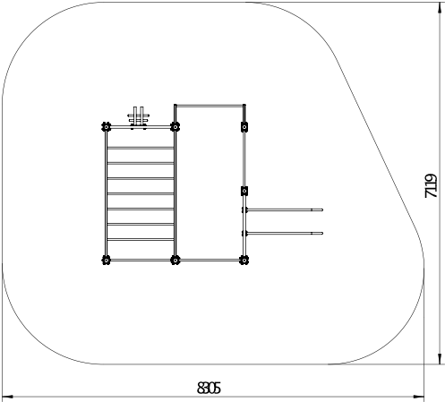 OPTAGI-002 OPTIFIT AGILE CLASSIC QUAD STATION SAFETY AREA