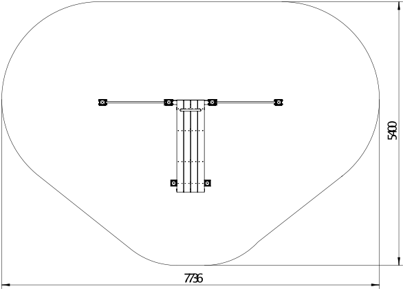 OPTAGI-010 OPTIFIT AGILE CLASSIC PULL UP STATION SAFETY AREA